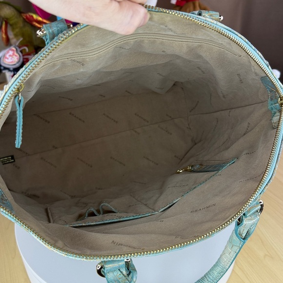 💥BRAHMIN - Large Duxbury Satchel in Serendipity Melbourne - DE216 - Picture 12 of 16